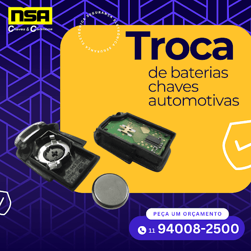 NSA Chaves e Carimbos - Chaveiro(a)